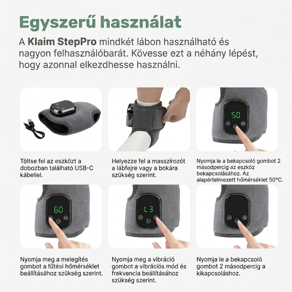 Klaim StepPro Bokamasszírozó